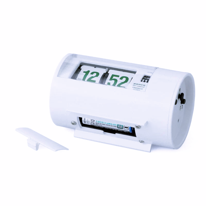penco アナログ置時計 ホワイト Penco Desk Clock, White | Parker Paper Company